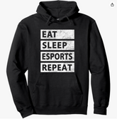 Gamer Eat Sleep Esports Repeat Hoodie